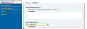 Change of Major - UC Irvine Biological Sciences Undergraduate