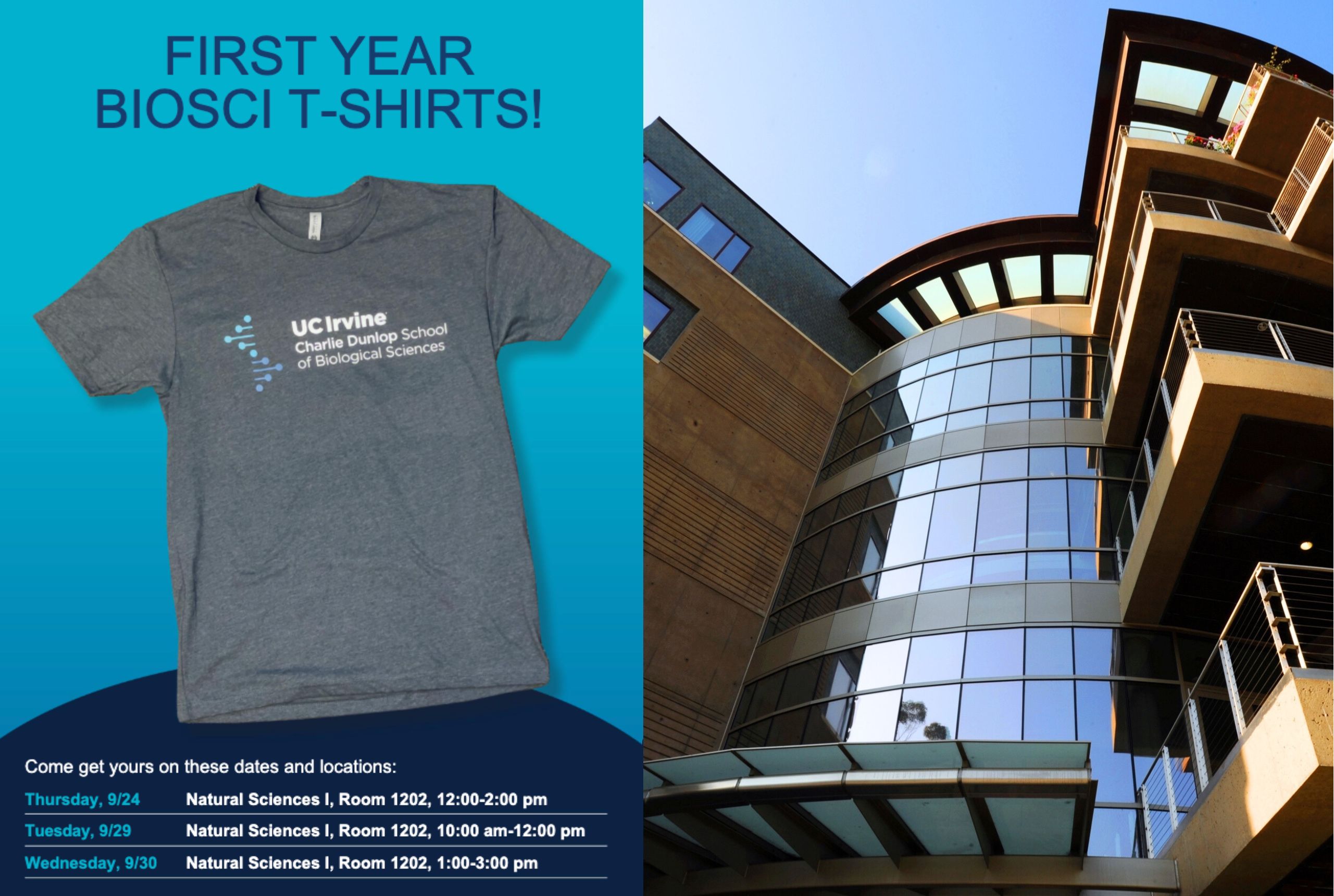 T-shirt for new students